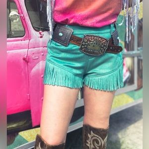 Nashville Babe Fringe Shorts